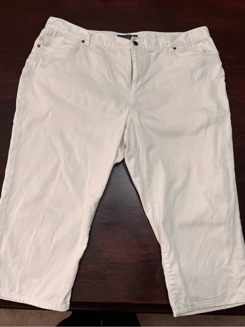 Ralph Lauren Lauren Jeans Co. White Casual Pants - Picture 2 of 6